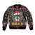 Skull Have A Rad Christmas Bomber Jacket Santa Skull - Wonder Print Shop