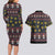 Skull Have A Rad Christmas Couples Matching Long Sleeve Bodycon Dress and Hawaiian Shirt Santa Skull - Wonder Print Shop