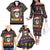 Skull Have A Rad Christmas Family Matching Off The Shoulder Long Sleeve Dress and Hawaiian Shirt Santa Skull - Wonder Print Shop