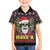 Skull Have A Rad Christmas Family Matching Off The Shoulder Long Sleeve Dress and Hawaiian Shirt Santa Skull - Wonder Print Shop