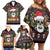 Skull Have A Rad Christmas Family Matching Off Shoulder Short Dress and Hawaiian Shirt Santa Skull - Wonder Print Shop