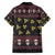 Skull Have A Rad Christmas Family Matching Short Sleeve Bodycon Dress and Hawaiian Shirt Santa Skull - Wonder Print Shop