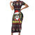 Skull Have A Rad Christmas Family Matching Short Sleeve Bodycon Dress and Hawaiian Shirt Santa Skull - Wonder Print Shop