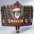 Skull Have A Rad Christmas Hooded Blanket Santa Skull