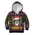 Skull Have A Rad Christmas Kid Hoodie Santa Skull - Wonder Print Shop