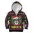 Skull Have A Rad Christmas Kid Hoodie Santa Skull - Wonder Print Shop