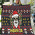 Skull Have A Rad Christmas Quilt Santa Skull - Wonder Print Shop