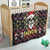 Skull Have A Rad Christmas Quilt Santa Skull - Wonder Print Shop