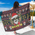 Skull Have A Rad Christmas Sarong Santa Skull