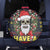 Skull Have A Rad Christmas Spare Tire Cover Santa Skull - Wonder Print Shop