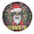 Skull Have A Rad Christmas Spare Tire Cover Santa Skull - Wonder Print Shop