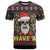 Skull Have A Rad Christmas T Shirt Santa Skull