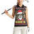 Skull Have A Rad Christmas Women Sleeveless Polo Shirt Santa Skull