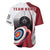 Personalized Canadian Flag Baseball Jersey Canada Archery Target - Maple Leaf