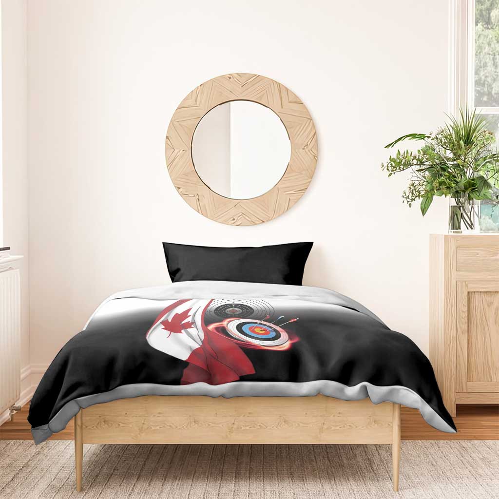 Canadian Flag Bedding Set Canada Archery Target - Maple Leaf