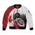 Personalized Canadian Flag Bomber Jacket Canada Archery Target - Maple Leaf