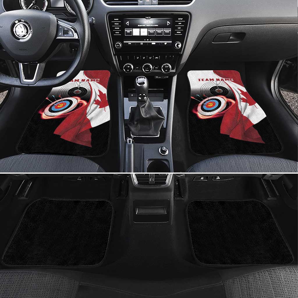 Canadian Flag Car Mats Canada Archery Target - Maple Leaf