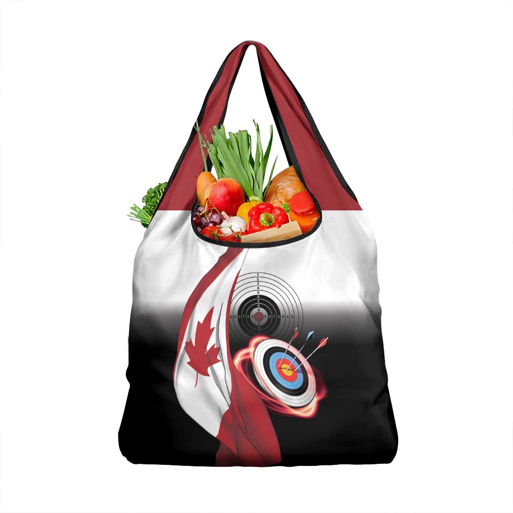 Canadian Flag Grocery Bag Canada Archery Target - Maple Leaf