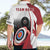 Personalized Canadian Flag Hawaiian Shirt Canada Archery Target - Maple Leaf