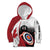 Personalized Canadian Flag Kid Hoodie Canada Archery Target - Maple Leaf