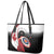 Canadian Flag Leather Tote Bag Canada Archery Target - Maple Leaf