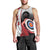 Personalized Canadian Flag Men Tank Top Canada Archery Target - Maple Leaf