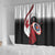 Canadian Flag Shower Curtain Canada Archery Target - Maple Leaf