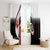 Canadian Flag Window Curtain Canada Archery Target - Maple Leaf