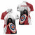 Personalized Canadian Flag Women Polo Shirt Canada Archery Target - Maple Leaf