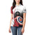 Personalized Canadian Flag Women Polo Shirt Canada Archery Target - Maple Leaf