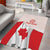 Personalized Canada Archery Area Rug Maple Leaf Canadian Flag