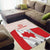 Personalized Canada Archery Area Rug Maple Leaf Canadian Flag