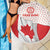 Personalized Canada Archery Beach Blanket Maple Leaf Canadian Flag