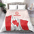 Personalized Canada Archery Bedding Set Maple Leaf Canadian Flag