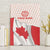 Personalized Canada Archery Canvas Wall Art Maple Leaf Canadian Flag