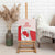 Personalized Canada Archery Canvas Wall Art Maple Leaf Canadian Flag