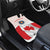 Personalized Canada Archery Car Mats Maple Leaf Canadian Flag