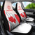 Personalized Canada Archery Car Seat Cover Maple Leaf Canadian Flag