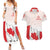 Personalized Canada Archery Couples Matching Summer Maxi Dress and Hawaiian Shirt Maple Leaf Canadian Flag