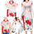 Personalized Canada Archery Family Matching Long Sleeve Bodycon Dress and Hawaiian Shirt Maple Leaf Canadian Flag