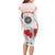 Personalized Canada Archery Family Matching Long Sleeve Bodycon Dress and Hawaiian Shirt Maple Leaf Canadian Flag