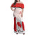 Personalized Canada Archery Family Matching Off Shoulder Maxi Dress and Hawaiian Shirt Maple Leaf Canadian Flag