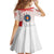 Personalized Canada Archery Family Matching Off Shoulder Short Dress and Hawaiian Shirt Maple Leaf Canadian Flag