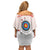 Personalized Canada Archery Family Matching Off Shoulder Short Dress and Hawaiian Shirt Maple Leaf Canadian Flag