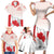 Personalized Canada Archery Family Matching Short Sleeve Bodycon Dress and Hawaiian Shirt Maple Leaf Canadian Flag