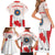 Personalized Canada Archery Family Matching Short Sleeve Bodycon Dress and Hawaiian Shirt Maple Leaf Canadian Flag