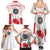 Personalized Canada Archery Family Matching Summer Maxi Dress and Hawaiian Shirt Maple Leaf Canadian Flag