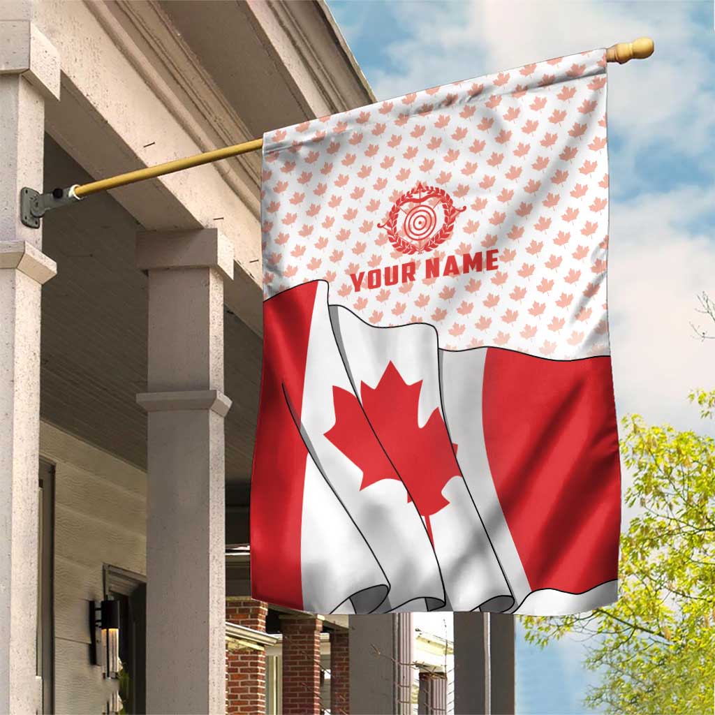 Personalized Canada Archery Garden Flag Maple Leaf Canadian Flag