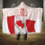 Personalized Canada Archery Hooded Blanket Maple Leaf Canadian Flag