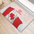 Personalized Canada Archery Rubber Doormat Maple Leaf Canadian Flag